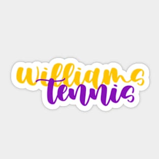 williams college tennis Sticker